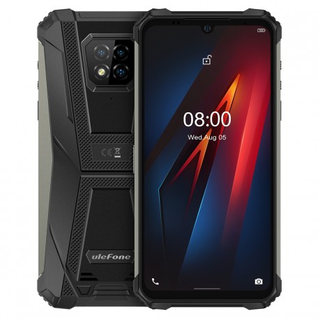 Ulefone Armor 8 Android 10 Rugged Mobile Phone NFC Helio P60 4GB+64GB Phone Octa-core 2.4G/5G WiFi 6.1'' Waterproof Smartphone